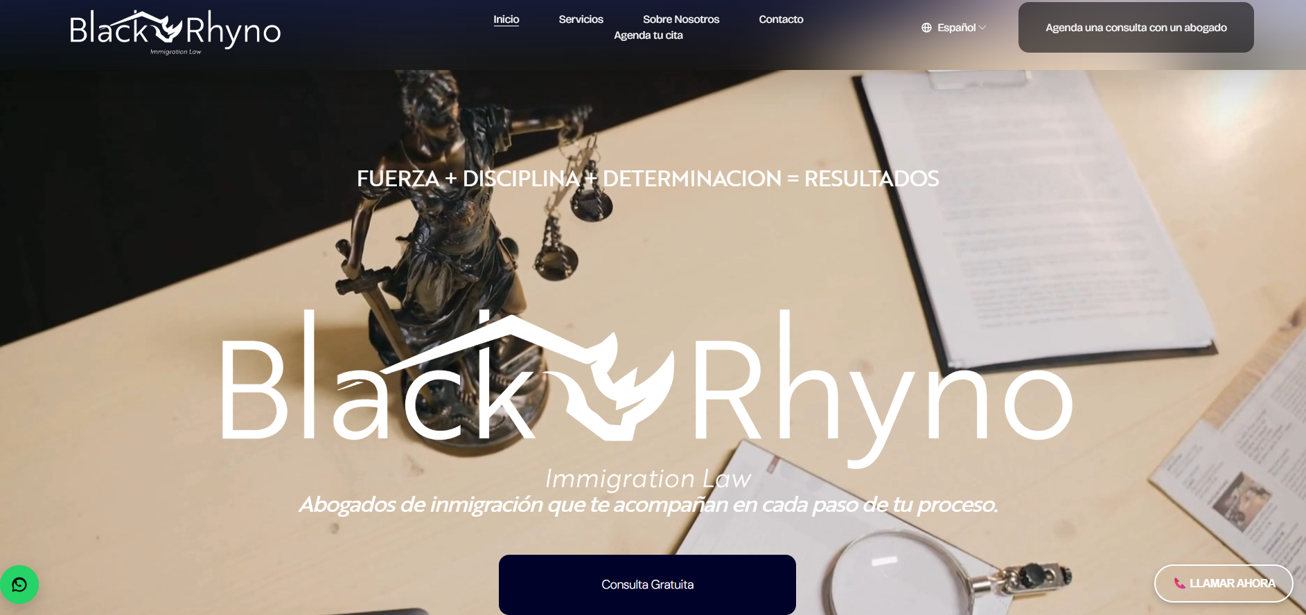 Diseño web bufete abogados